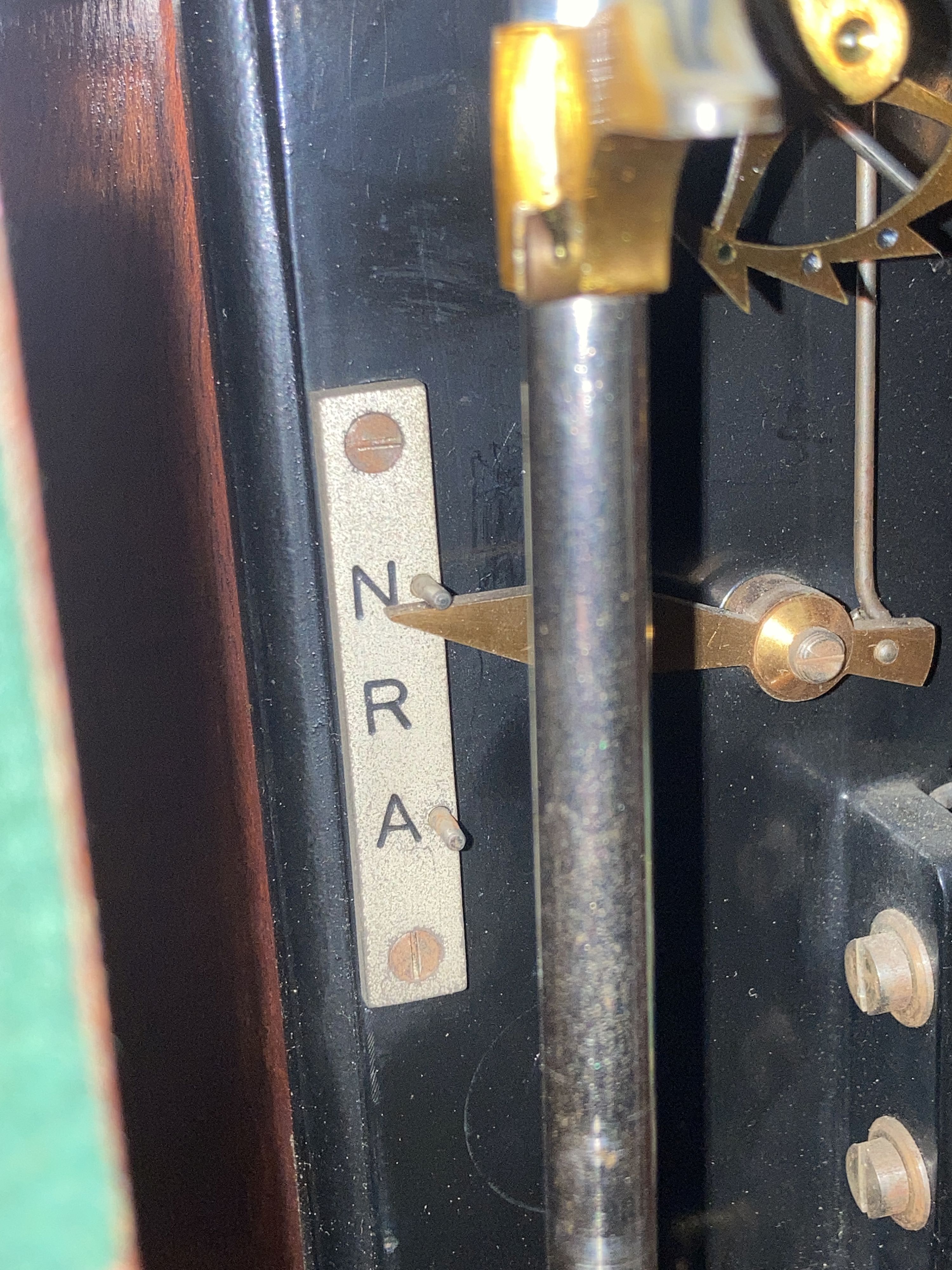 A Synchronome electric mahogany cased pendulum master clock, height 127cm together with a slave dial